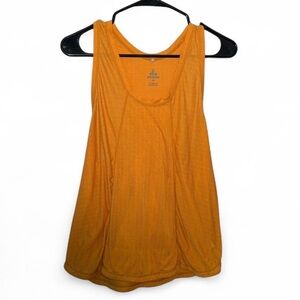 Prana Medium Burnt Orange Racerback Athletic Tank